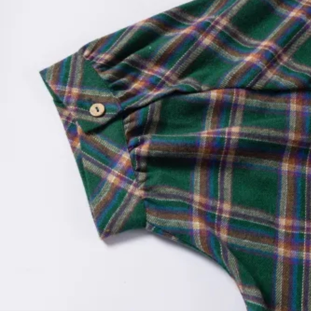 New Oversized plaid tunic shirt - Picture 7 of 17